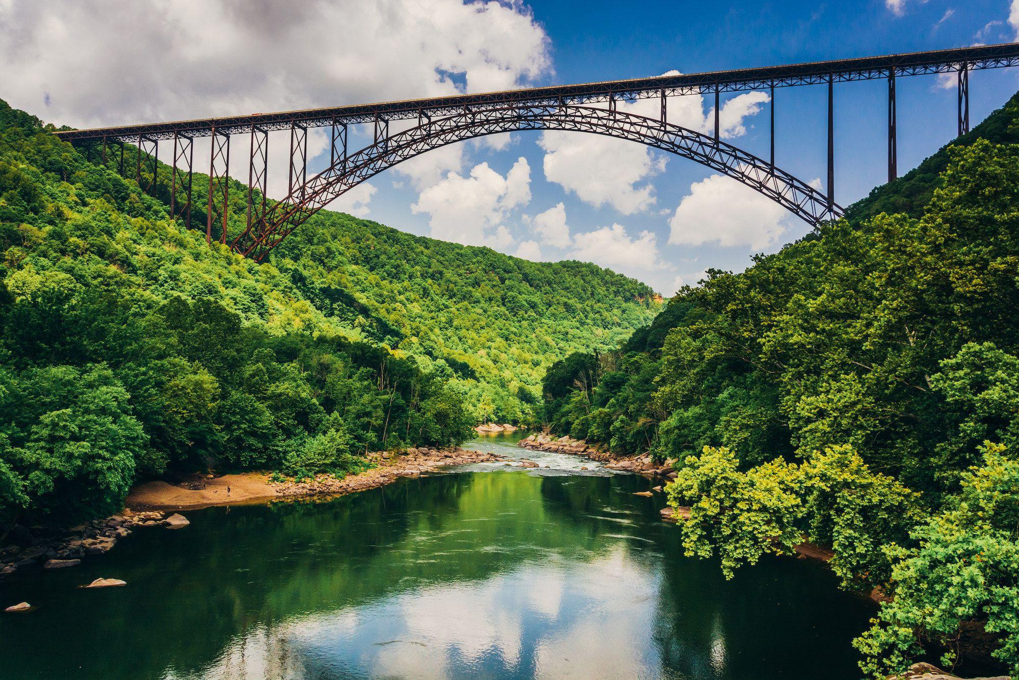 Il The New River Gorge Bridge visto dalla Fayette Station Road ©ESB Professional/Shutterstock